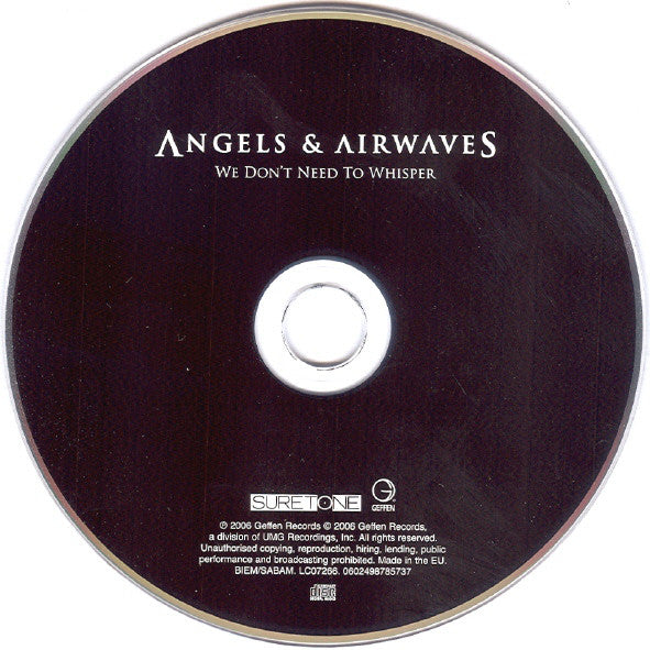 Angels & Airwaves : We Don't Need To Whisper (CD, Album)