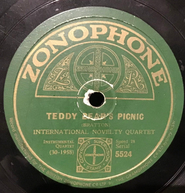 International Novelty Quartet : Teddy Bear’s Picnic / The Skaters  (Shellac, 10")