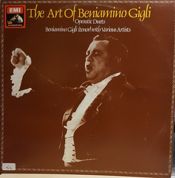 Beniamino Gigli : The Art of Beniamino Gigli Operatic Duets (LP, Comp, Mono)