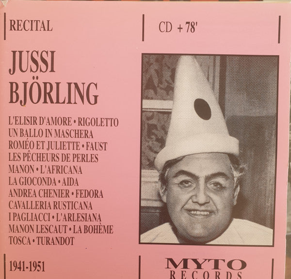 Jussi Björling : Recital,1941-1951 (CD, Comp)