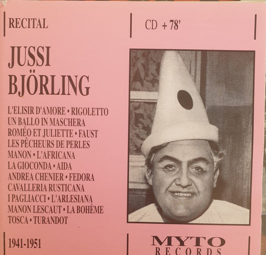 Jussi Björling : Recital,1941-1951 (CD, Comp)