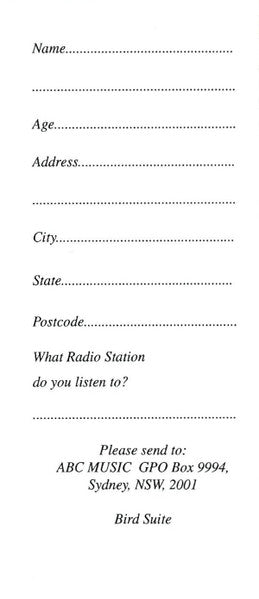 Various : Bird Suite (CD)