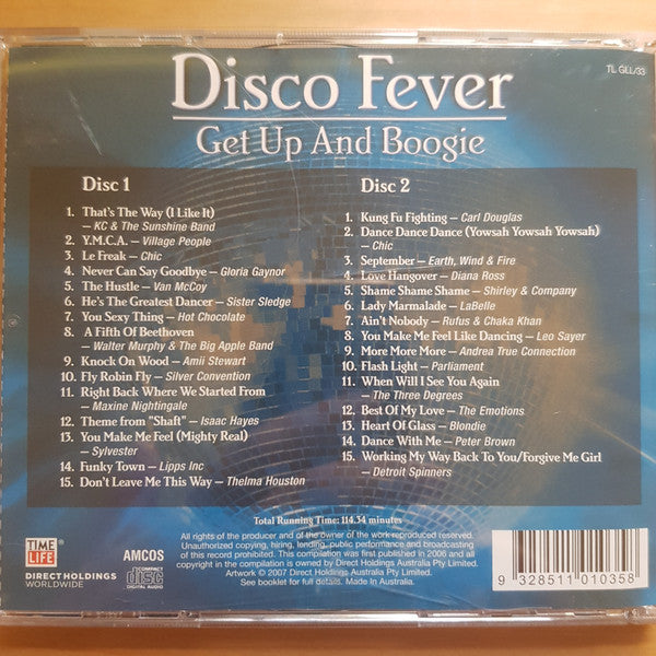 Various : Disco Fever - Get Up And Boogie (2xCD, Comp, RE)