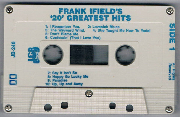 Frank Ifield : 20 Greatest Hits (Cass, Comp)