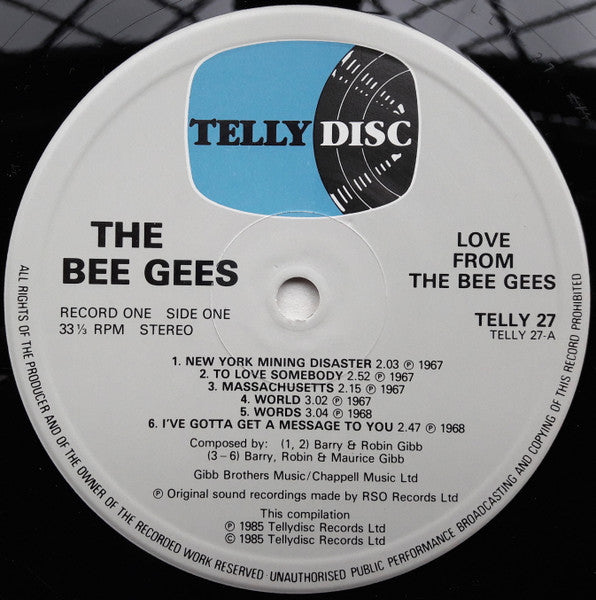 Bee Gees : Love From The Bee Gees (2xLP, Comp)