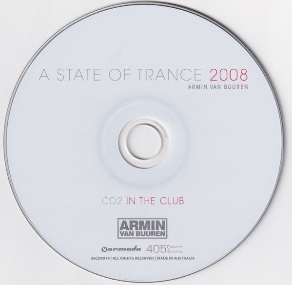 Armin van Buuren : A State Of Trance 2008 (2xCD, Mixed)