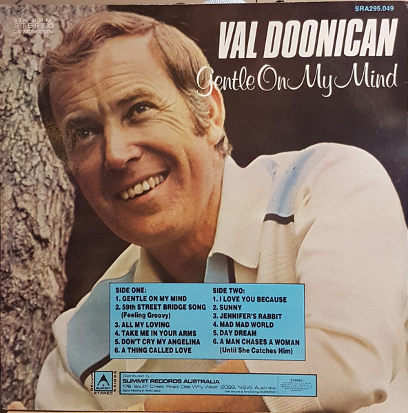 Val Doonican : Gentle On My Mind (LP, Comp, RE)