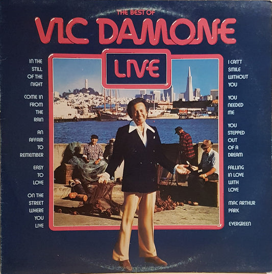 Vic Damone : The Best Of Vic Damone Live (LP, Album)