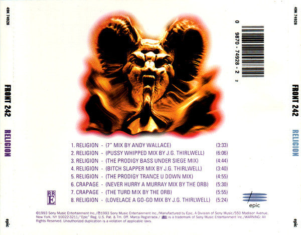 Front 242 : Religion (CD, Maxi)