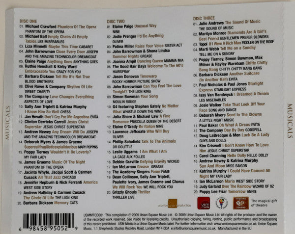 Various : Latest & Greatest Musicals (3xCD, Album, Comp)
