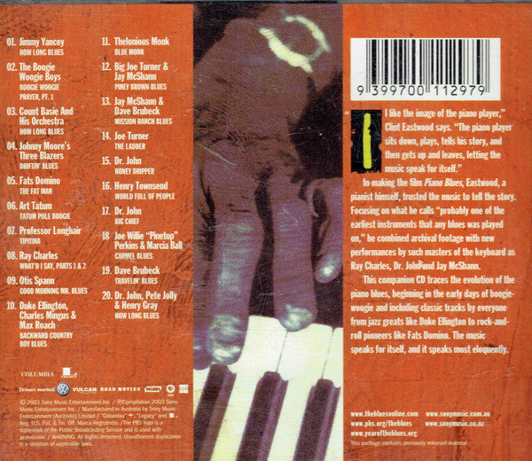 Various : Martin Scorsese Presents The Blues - Piano Blues (CD, Comp)