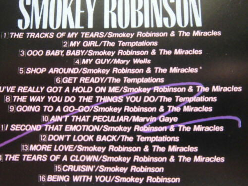 Various : The Composer Series: The Greatest Songs Written By Smokey Robinson (CD, Comp, Mono)