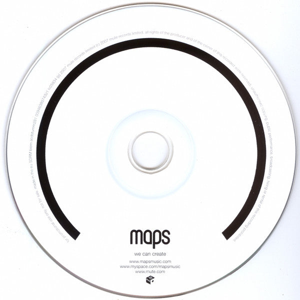 Maps : We Can Create (CD, Album, Promo)
