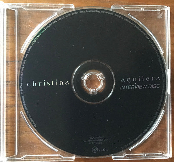 Christina Aguilera : Generic Interview Disc (CD, Promo, Transcription)