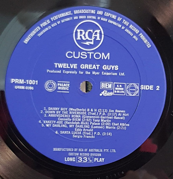 Various : 12 Great Guys (LP, Comp, Mono, Ltd)