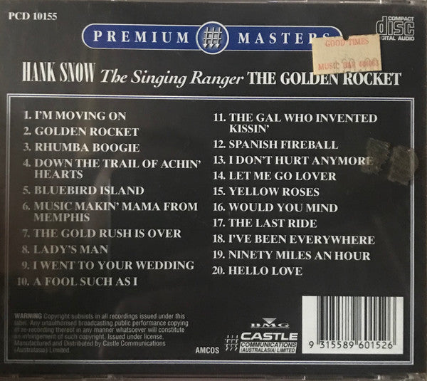 Hank Snow : The Golden Rocket (CD, Comp)