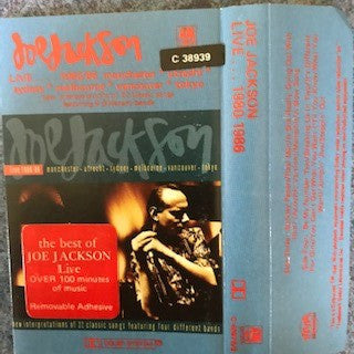 Joe Jackson : Live 1980/86 (2xCass)