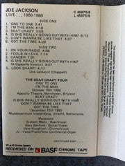 Joe Jackson : Live 1980/86 (2xCass)