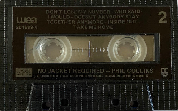 Phil Collins : No Jacket Required (Cass, Album, Bla)