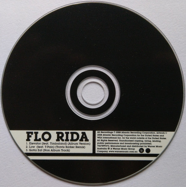 Flo Rida Featuring Timbaland : Elevator (CD, Single)