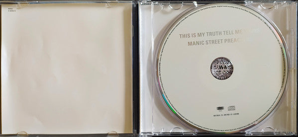 Manic Street Preachers : This Is My Truth Tell Me Yours (CD, Album, RE)