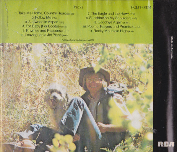 John Denver : John Denver's Greatest Hits (CD, Comp, RE)