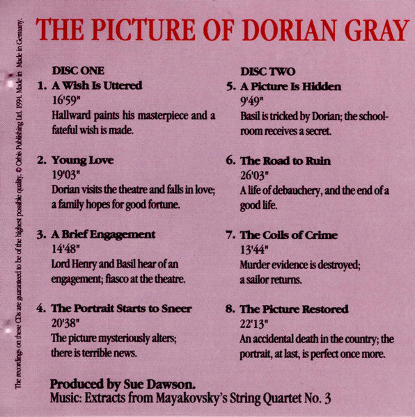 Oscar Wilde Read By Martin Shaw (2) : The Picture Of Dorian Gray (2xCD)