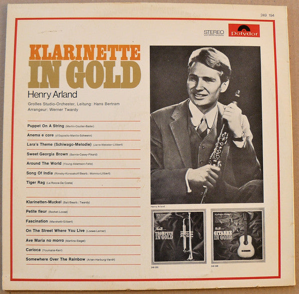 Henry Arland : Klarinette In Gold (LP, Album)