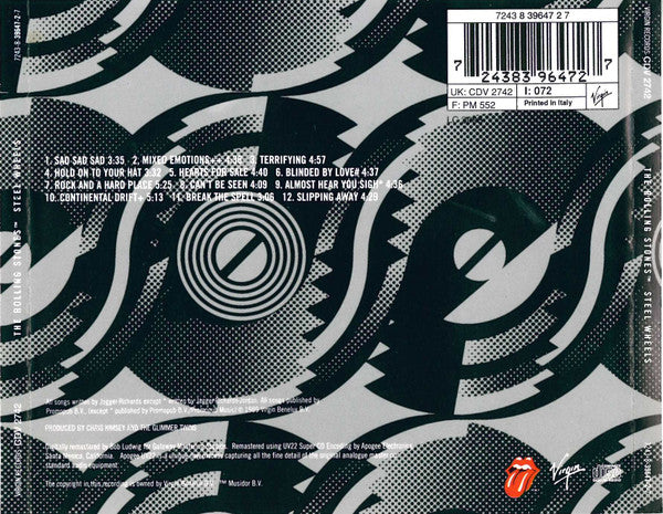 The Rolling Stones : Steel Wheels (CD, Album, RE, RM)