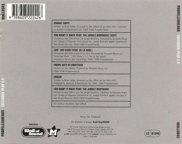 Propellerheads : Extended Play E.P. (CD, EP)