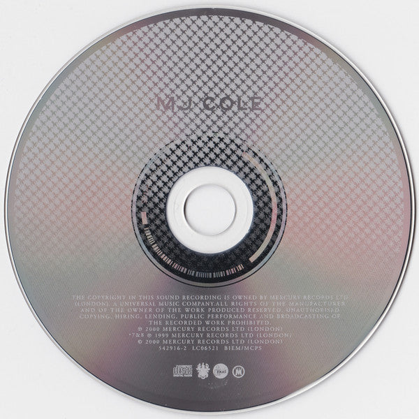 MJ Cole : Sincere (CD, Album)