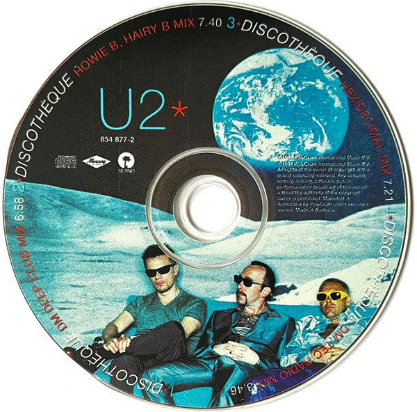 U2 : Discothèque (CD, Single)