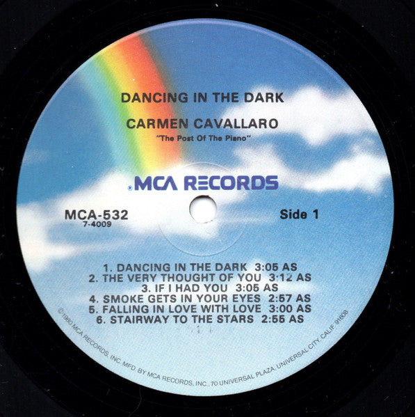 Carmen Cavallaro : Dancing In The Dark (LP, RE)