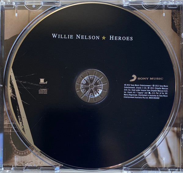 Willie Nelson : Heroes (CD, Album)