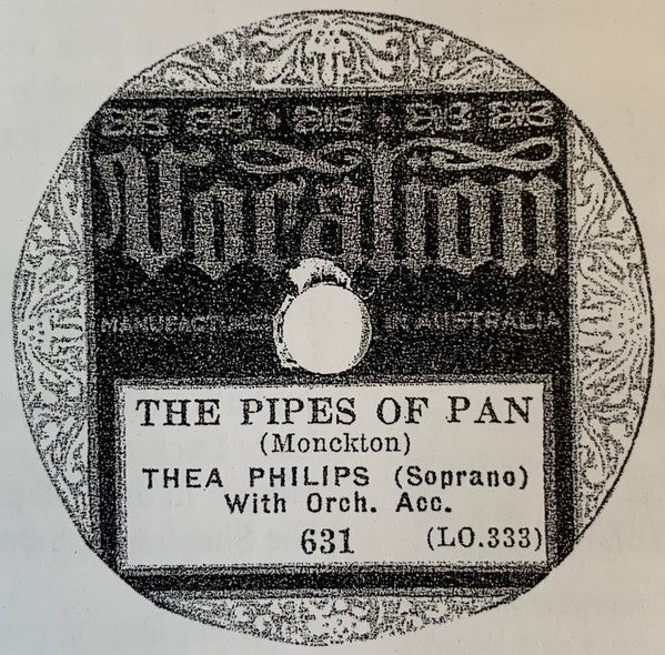 Thea Philips : The Pipes Of Pan / Down In The Forest (Shellac, 10")