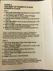 Roberta Flack : The Best Of Roberta Flack (Cass, Comp)