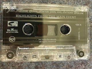John Farnham, Olivia Newton-John, Anthony Warlow : Highlights From The Main Event (Cass, Album)