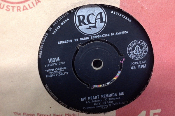 Kay Starr : My Heart Reminds Me (7")