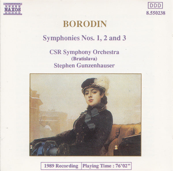 Alexander Borodin  / Stephen Gunzenhauser  / Slovak Radio Symphony Orchestra : Symphonies Nos. 1, 2 And 3 (CD, Album, RE)