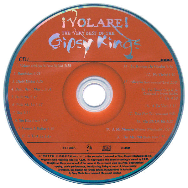 Gipsy Kings : ¡Volare! (The Very Best Of The Gipsy Kings) (2xCD, Comp)