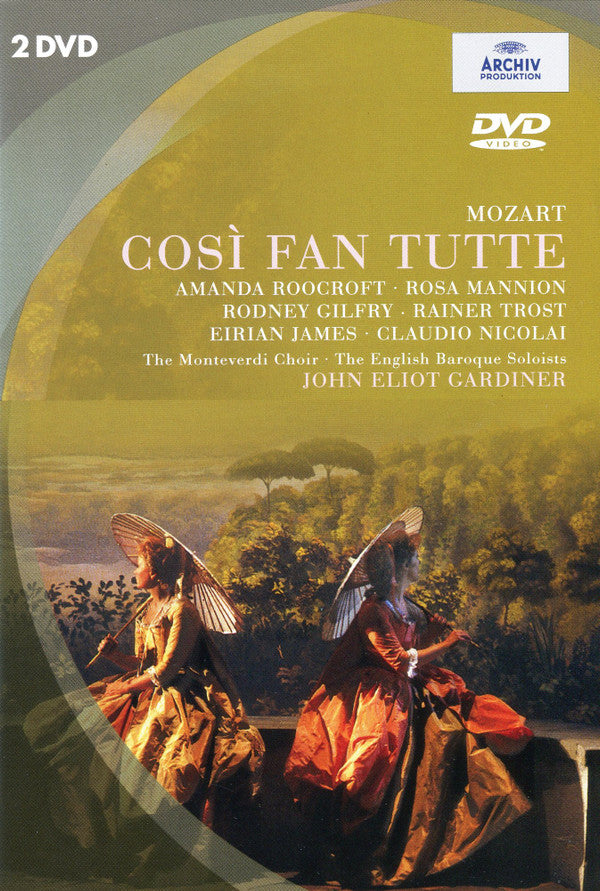 Mozart* - Amanda Roocroft, Rosa Mannion, Rodney Gilfry, Rainer Trost, Eirian James, Claudio Nicolai, The Monteverdi Choir, The English Baroque Soloists, John Eliot Gardiner : Così Fan Tutte (2xDVD-V, NTSC)
