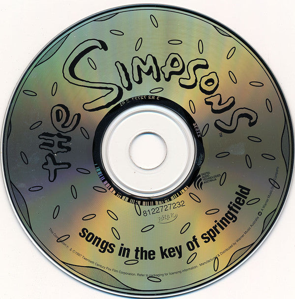 The Simpsons : Songs In The Key Of Springfield (CD, Comp, Sil)