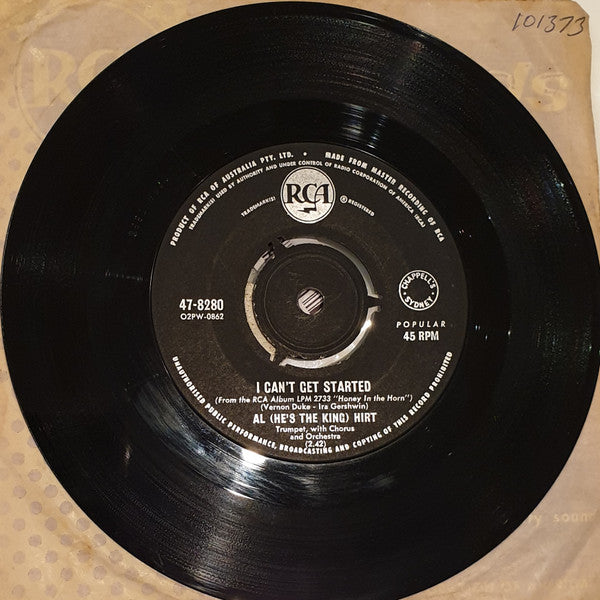 Al (He's The King) Hirt : Java / I Can't Get Started (7", Single)