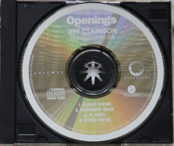 Jeff Clarkson : Openings (CD, Album)