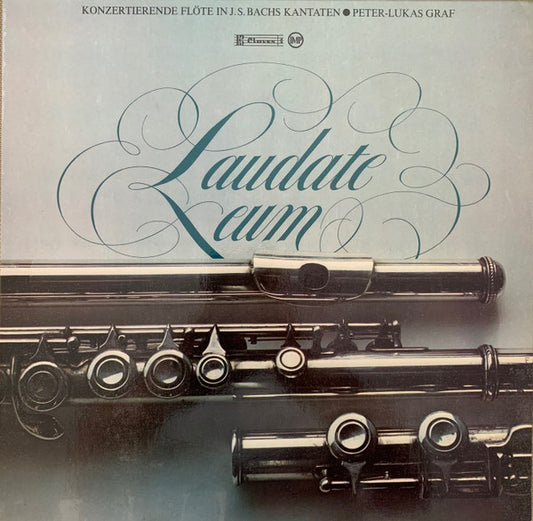Johann Sebastian Bach, Peter-Lukas Graf : Konzertierende Flöte In J. S. Bachs Kantaten - Laudate Eum (LP)