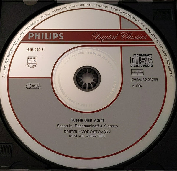 Sviridov*, Dmitri Hvorostovsky, Mikhail Arkadiev* : Russia Cast Adrift = Aufbrechendes Russland = La Russie A La Dérive (CD)