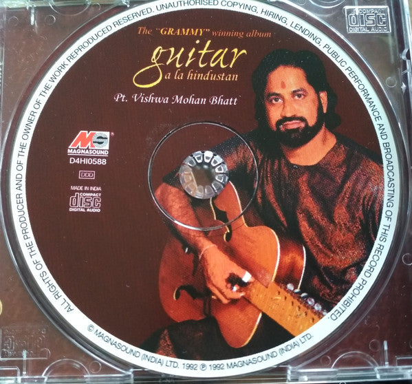 Pt. Vishwa Mohan Bhatt* : Guitar A La Hindustan (Ragas From India) (CD, Album, RE)