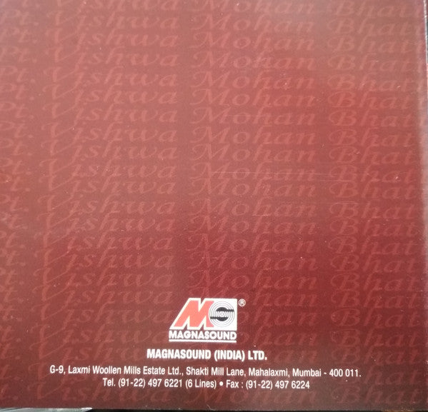 Pt. Vishwa Mohan Bhatt* : Guitar A La Hindustan (Ragas From India) (CD, Album, RE)