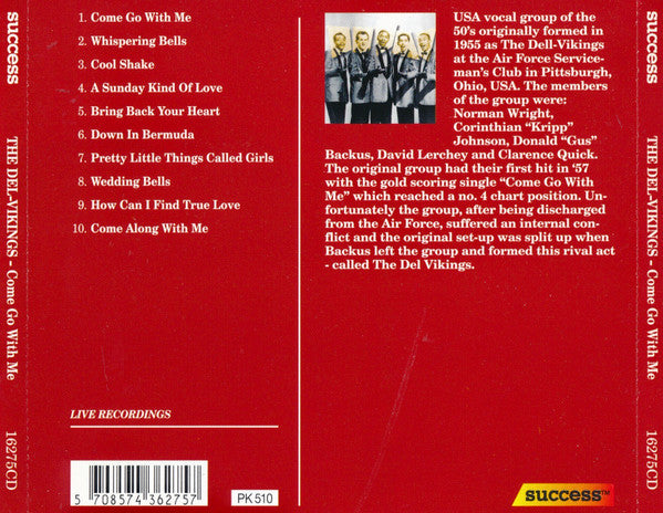 The Dell-Vikings : Come Go With Me (as The Del-Vikings) (CD, Comp)