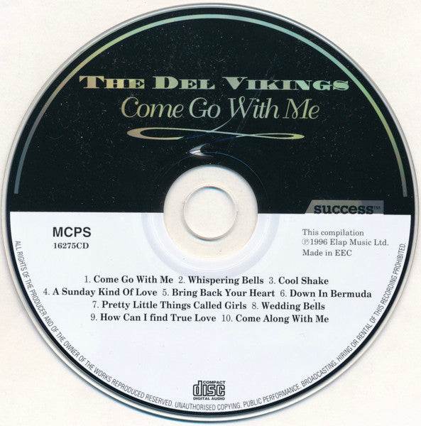 The Dell-Vikings : Come Go With Me (as The Del-Vikings) (CD, Comp)